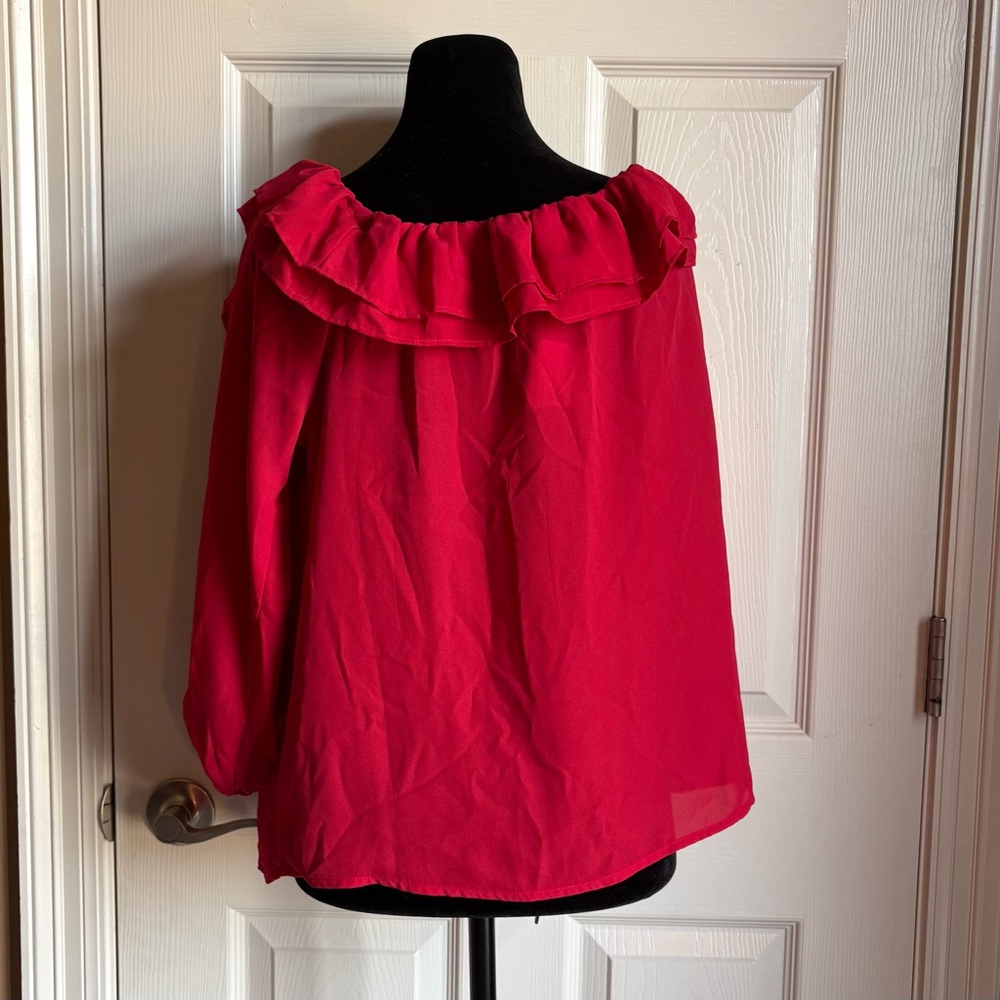 J. CREW Ruffle Blouse - Picture 4 of 13